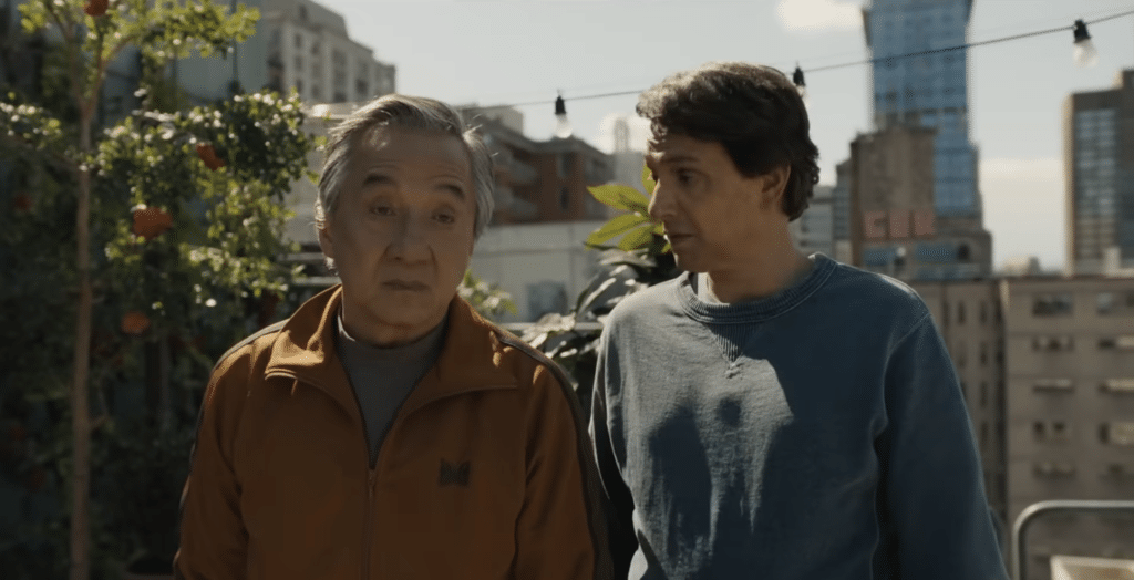 Jackie Chan and Ralph Macchio in "Karate Kid: Legends"